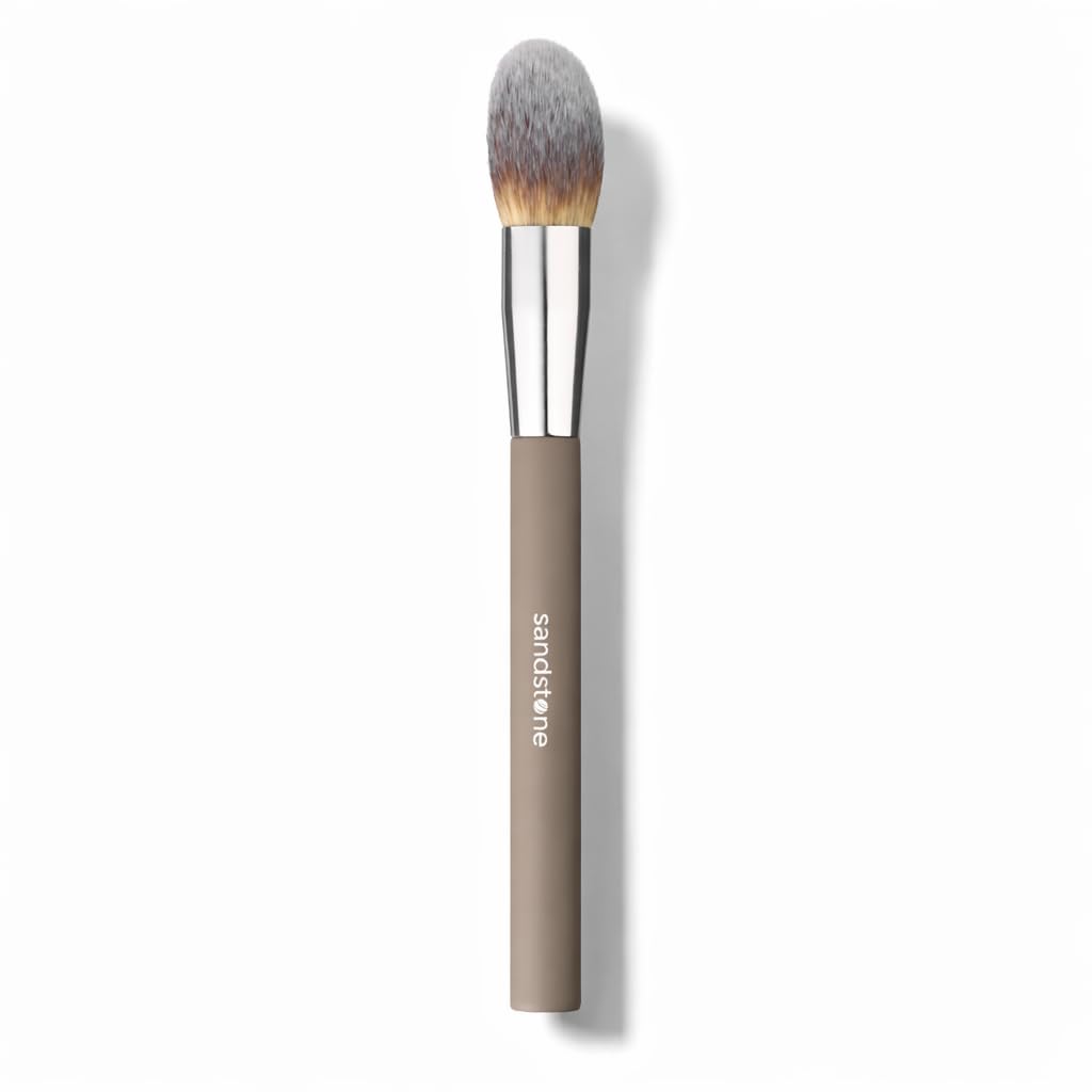 Sandstone Scandinavia Puderpinsel – Für Puder, Rouge & Bronzer – Make-up-Pinsel zum Auftragen & Verblenden – Ultraweiche, vegane Borsten