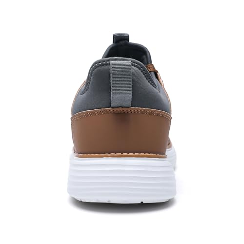 Image of Wearbreeze Men's Business Casual Oxford Sneakers - Lightweight Lace-Up Dress Shoes for Work, Travel & Daily Commute