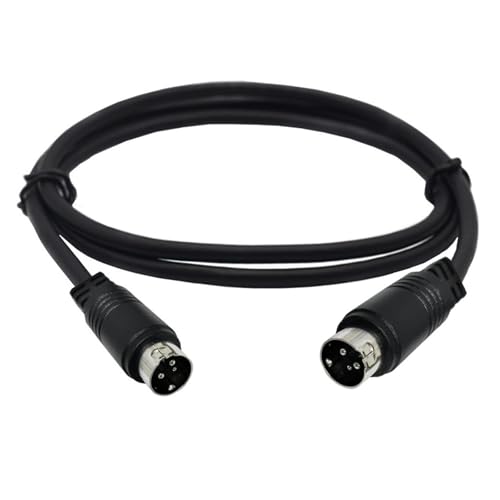QMQJIA 3 Needle 3Pin Video Mediumed Din Adapter Extension Cable Line Straight Video 3Pins Din Video Cable Wire