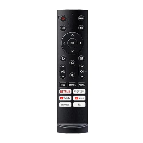 Image of BLACKSHEEP Remote Control for Hisense Smart 4K Ultra HD Smart QLED TV with Non Voice Control Works with 65E7K TV - Please Match The Image with Your Old Remote Before Placing The Order