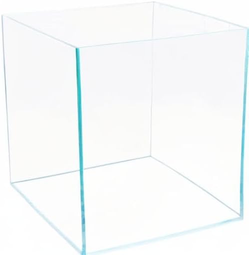 Miniatura 10 de Tanque de acuario cúbico de vidrio bajo en hierro sin borde ultra transparente de 7 galones (A11.81×P11.81×Al11.81 pulgadas (30x30x30cm)) grosor de
