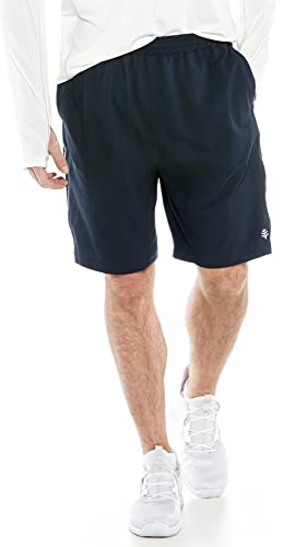 Coolibar Upf 50+ Men's Outpace Sport Shorts - Sun Protective (X-Large- Navy) #TOP10