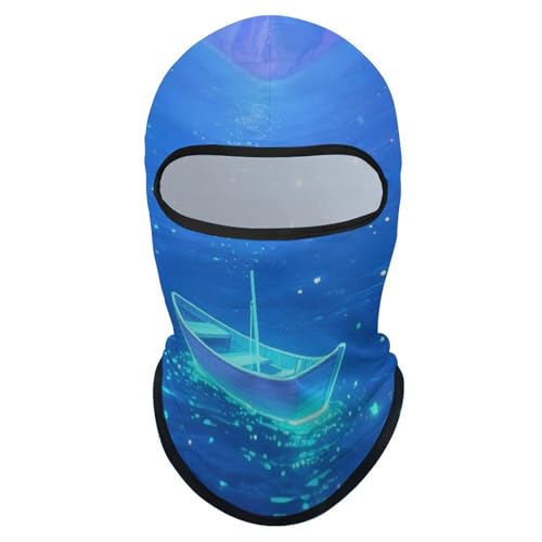 Balaclava para Hombre Mujer - Cubrebocas Fluorescente con Protección UV para Ciclismo, Esquí, Correr | Antiviento y Protector Solar miniatura 4