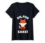 Photo Gallery donna oh for fox sake maglietta con collo a v Photo Gallery donna oh for fox sake maglietta con collo a v