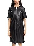Kunstleder ESPRIT Damen 112EE1E312 Kleid, 001/BLACK, 44