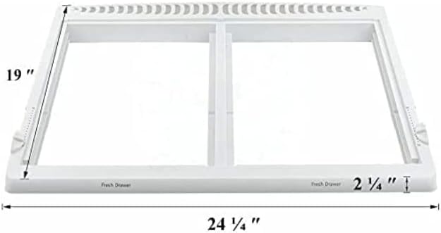 Crisper Drawer Cover Replacement For Frigidaire FFTR1821QW5A FFTR1821QW6A FFTR1821QW7A FFTR1821QW8B FFHT1826LM2 FFTR1814TBB FRT18L4JB2 FFHT1831QS1 Refrigerator