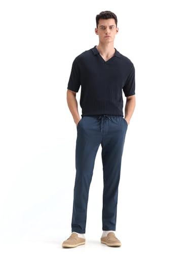 Image of Rare Rabbit Regular fit Striped Trouser