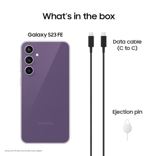 Image of Samsung Galaxy S23 FE 5G, US Version, 128GB, Purple - Unlocked (Renewed)