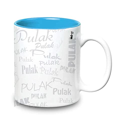 Image of Hot Muggs Me Graffiti Mug - Pulak Personalised Name Ceramic, 315ml, 1 Unit