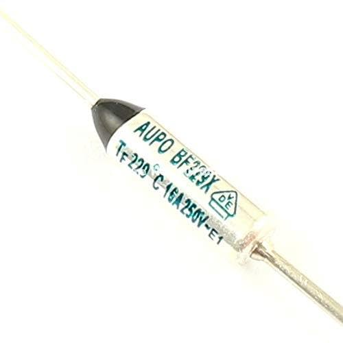 10Pcs Thermal Fuse Cutoff TF 229 Degree 250V 16A BF229X