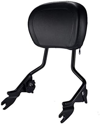 XMT-Moto Detachables Sissy Bar Upright W/Backrest Pad Fits For Harley Davidson Touring Road Glide Fltrx Electra Glide Flht Road King Flhr Street Glide Flhx 2009 Later Vivid Black - View #8