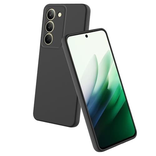 Image of Back Cover for Mi Redmi 15 5G | Full Camera Protection | Premium Liquid Silicon Case | Flexible Bumper Case for Mi Redmi 15 5G (Black)
