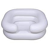 Comfortable Inflatable Shampoo Basin, White – in-Bed Shampooing for Pregnant Woman, Disabled and...