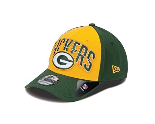 NFL Green Bay Packers NFL13 FG Draft 39Thirty Flex Fit Cap, Medium/Large, Green