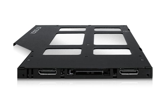 2台 ICYDOCK ToughArmor M.2 NVMe SSD Icydock MB852M2PO-B ToughArmor 2 x M.2 NVMe SSD Mobile Rack