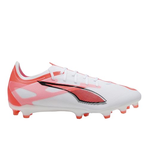 PUMA Mens Ultra 5 Match Firm GroundArtifical Ground Soccer Cleats - White - Size 10.5 M