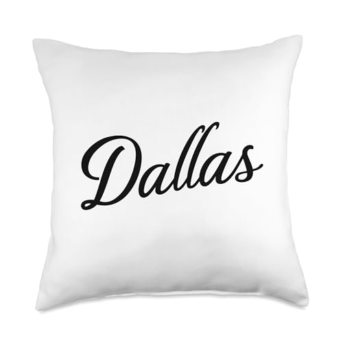 Dallas Texas Retro Vintage Lone Star State Austin Houston Throw Pillow