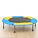 TOYANDONA Trampoline Spring Cover 47in Round Trampoline Replacement Pad with Pole Holes Universal Trampoline Safety Pad Trampoline Edge Protection Guard