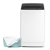 Bonnlo 30LBS Fully Automatic Washer, 2 in 1 Portable Washing Machine, Top Load Washer and Spin Dryer Combo with Drain Pump, 8 Washing Programs & 8 Water Level for Home, Apartment