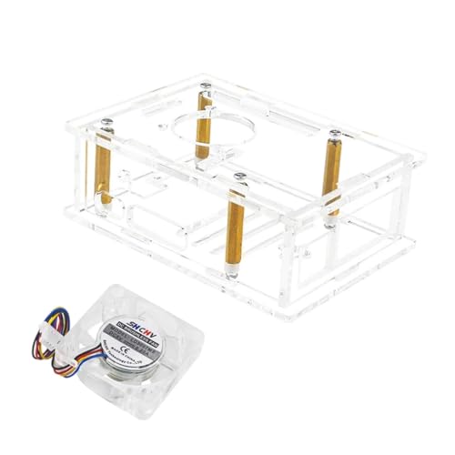 5With Led Fannew for 5 Acrylic Case Transparent Shell Optional Cooling Fan Copper Aluminum Heatsink Pi New 2025 High Reliable Electronic Component, Precision, Stable Performance