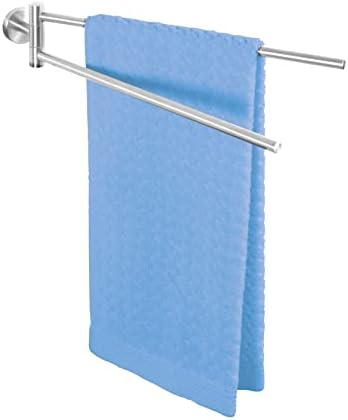 Wenko Bosio 19618100 Towel Rail with 2 Arms Stainless Steel