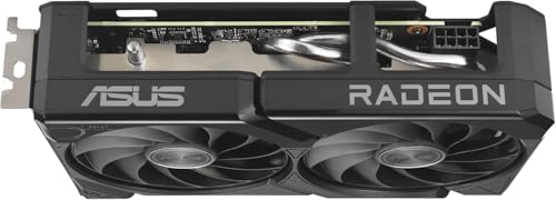 Dual AMD Radeon RX 9060 XT, Scheda Grafica 16G GDDR6, 128 Bit, PCIe 5.0, 1 HDMI 2.1, 2 DisplayPort 2.1, Ventole Axial-Tech, Tecnologia 0db, GPU Tweak III, Nero, DUAL-RX9060XT-16G - Scheda video - Immagine 7