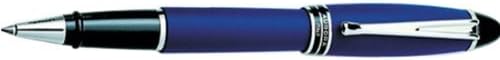 Aurora Ipsilon Satin Blue Rollerball Pen