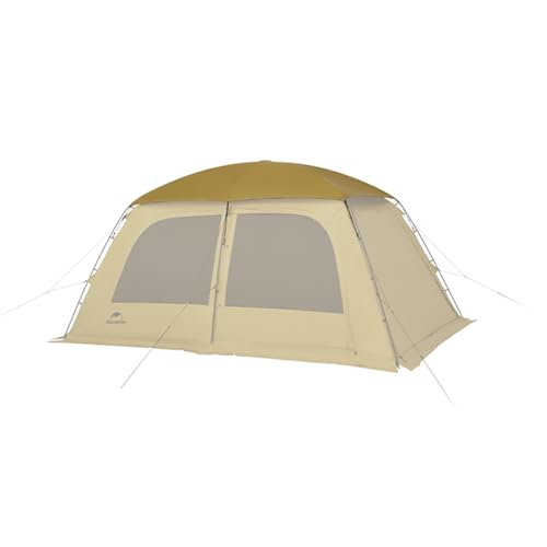 Naturehike公式ショップ Dune7.6/10.9 ドームテント ツールーム 自立式 二重層 設営簡単 高さ180/200cm UVカット UPF50+ 防水防風 耐水圧3000mmインナーテント取り外し可能 前室 1～3人用 軽量 コンパクト 収納袋付き アウトドア キャンプ 防災 スカート付き（Amazon）