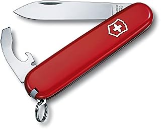 Victorinox Bantam Taschenmesser (8 Funktionen, Kombi-Klinge, Schraubendreher, Dosenöffner, Pinzette) rot