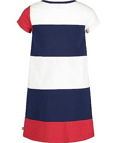 Tommy Hilfiger Girls' Short Sleeve Flag T-Shirt Dress, Relaxed Fit with Classic Logo Design & Crew Neck2