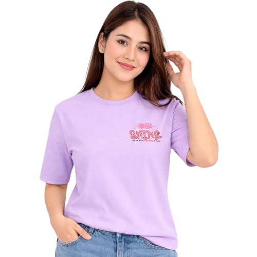 Women Graphic Printed T-Shirt | Casual Elbow Length Sleeve Round ...
