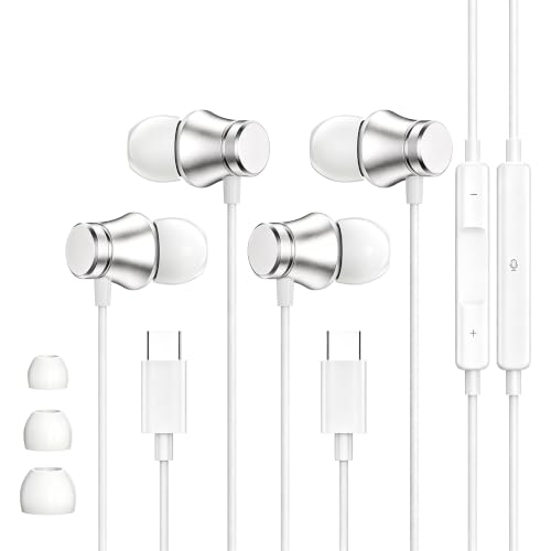 USB C Headphones for iPhone 18/17/16/15,Wired Earbuds Type C Earphones