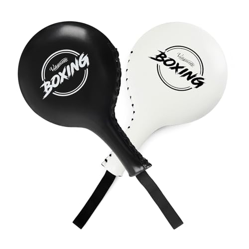 Valleycomfy 2 Pack Boxing Target Paddles,Taekwondo Kick Pads,MMA Punching Paddles,Kickboxing...