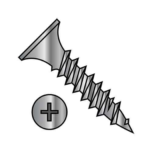 Generic 8-15X1 1/4 Phillips Bugle Head Fine Thread Drywall Screw Black Phosphate - ECS-0820YPG