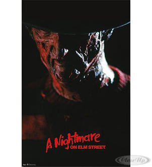 Affiche A Nightmare On Elm Street Freddy grand format pour habiller un mur blanc vide