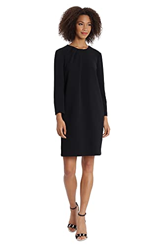 Maggy London Women's Asymmetrical Draped Sheath Dress
