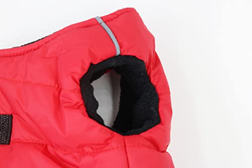 Welpen Wintermäntel Kleine Hundemantel Wasserdichte Hundejacken Welpenjacke Mäntel für kleine Hunde XS Leichte isolierte Bomberjacke