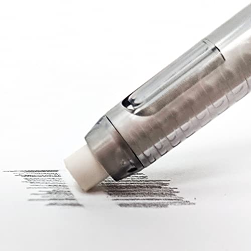 June Gold 4 Pack Of Retractable Mechanical Pen Erasers - Latex-Free, White Vinyl, & Precision Erasing #TOP3