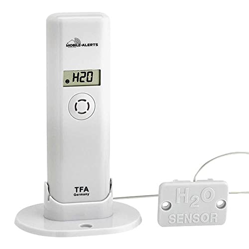 TFA 30.3305.02 - Termometro igrometro con rilevatore d'Acqua per WeatherHub (Bianco)