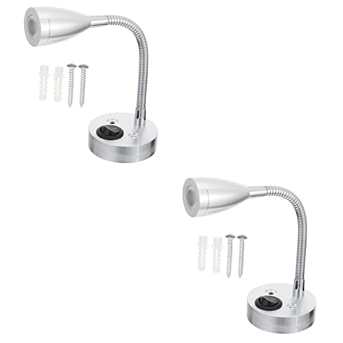 GALPADA 2pcs Wall Cabinet Led Reading Light Spotlight for Rv Yacht and Motorhomes Energy Efficient Interior Lighting Warm Compact Design for Spaces