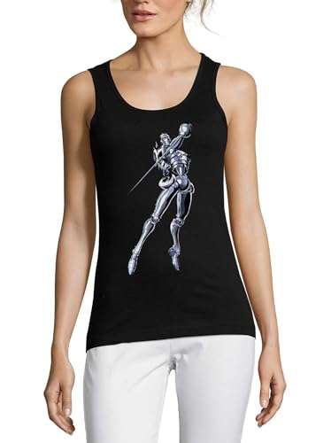 Débardeur en coton Anime 82 noir pour femme avec coupe classique confortable