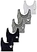 LOREZA ® 5 Reggiseno per Bambina da Allenamento Pietre di Strass Sportivi in Cotone Reggiseni - M-224-10-11 Anni