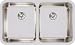 Elkay Lustertone ELUH3118PD Equal Double Bowl Undermount Stainless Steel Kitchen Sink with Perfect Drain