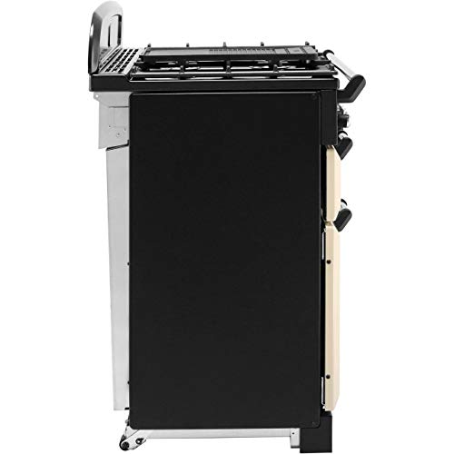 Rangemaster Classic CLA100NGFCR/C 100cm Gas Range Cooker with Electric Fan Oven - Cream / Chrome - A+/A Rated - Image 8