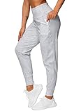 THE GYM PEOPLE Jogginghose Damen Sporthose Lang Yoga Hosen Leichte Sportleggings High Waist Freizeithose für Fitness, Wandern, Laufen