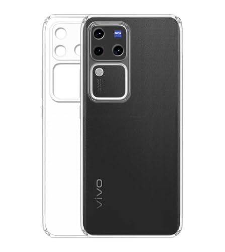 Image of Soft Silicone TPU Back Cover Compatible with Vivo V30 Pro