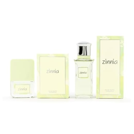 ZINNIA - Original Promoción 100 ml + 30 ml, Colonia Mujer, Pack 2 Productos, Perfume Formato Spray, Eau de Toilette Femenina, Aroma Cítrico y Floral, Fragancia Fresca de Larga Duración