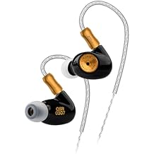 سماعات مراقبة EPZ Q5 Hifi، دوائر مغناطيسية مزدوجة التجويف، غشاء ملف ديناميكي نانوي من الكربون الخزفي مقاس 10 مم، قابس مقاس 3.5 مم، نحاس أحادي البلورة رباعي النواة مطلي بالفضة MMCX أسود قابل لإعادة التدوير