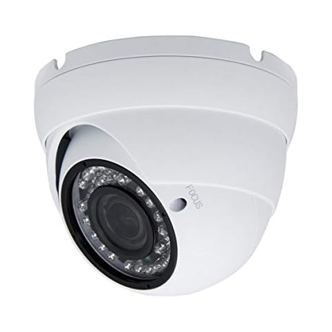 Inwerang 5MP 4MP Dome Super Hybrid Security Camera HD-TVI/CVI/AHD/960H CCTV Surveillance Security Camera 2.8-12mm Varifocal Lens Outdoor/Indoor 98ft IR Waterproof Day&Night Vision Array Dome Cam Cover