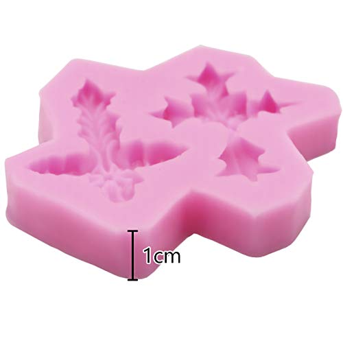 Hengke 2 peças moldes de silicone cruzado para artigos de festa de batismo, chá de bebê, festa de ca